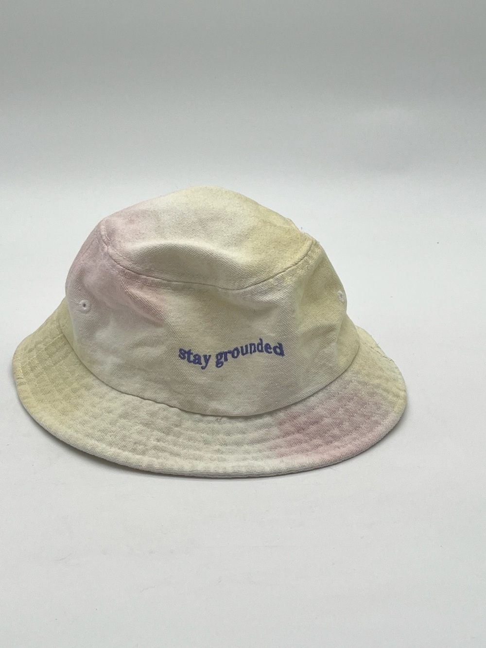 Recycled bucket hat stay grounded cotton and polyester